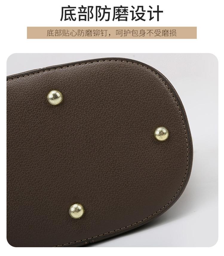 Shoulder handbag包包女士斜挎包高级感轻奢大容量女包通勤单肩包新款复古水桶包