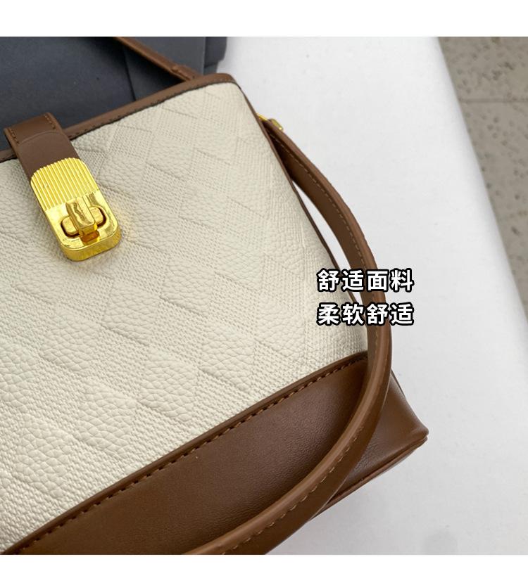 Shoulder handbag高级感洋气小包包2024新款女包流行爆款百搭斜挎包单肩腋下水桶包
