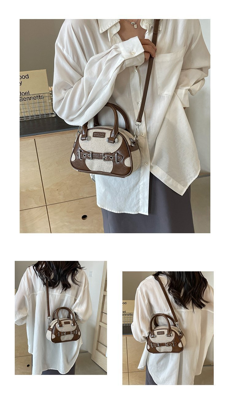 Shoulder handbag包包2024夏季新款手提包波士顿包时尚百搭潮流韩系女包高级感女包