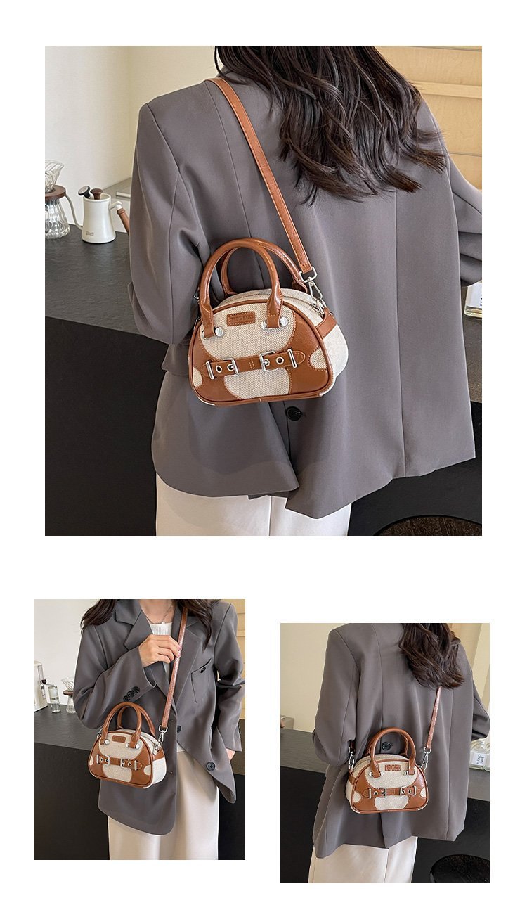 Shoulder handbag包包2024夏季新款手提包波士顿包时尚百搭潮流韩系女包高级感女包