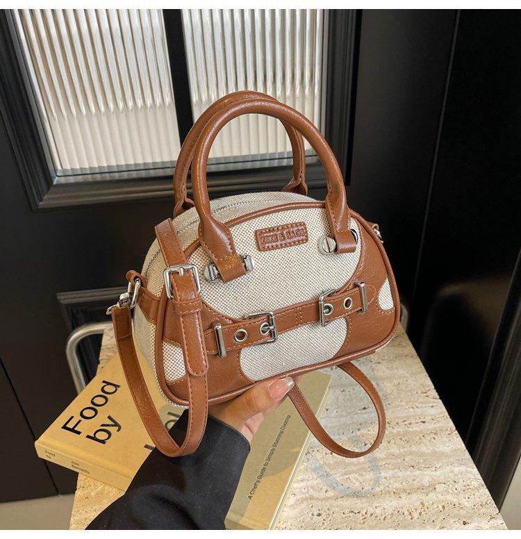 Shoulder handbag包包2024夏季新款手提包波士顿包时尚百搭潮流韩系女包高级感女包