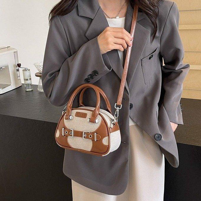Shoulder handbag包包2024夏季新款手提包波士顿包时尚百搭潮流韩系女包高级感女包