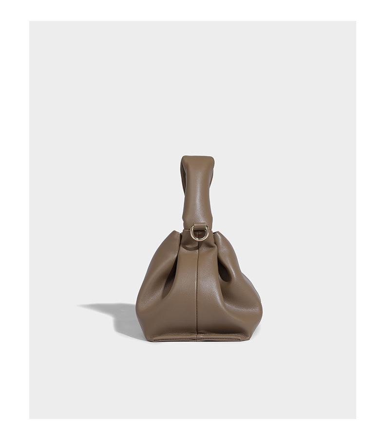 Shoulder handbag2024新款包包秋冬高级感百搭褶皱单肩斜挎包云朵包饺子包手提包