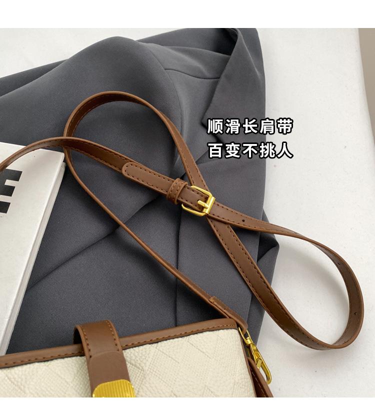 Shoulder handbag高级感洋气小包包2024新款女包流行爆款百搭斜挎包单肩腋下水桶包