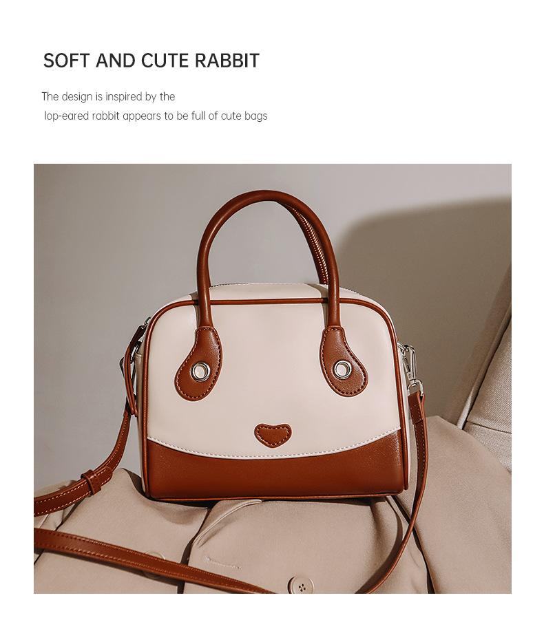 Shoulder handbag2024新款秋冬斜挎包女休闲可爱女包原创小众高级感手提包时尚女包