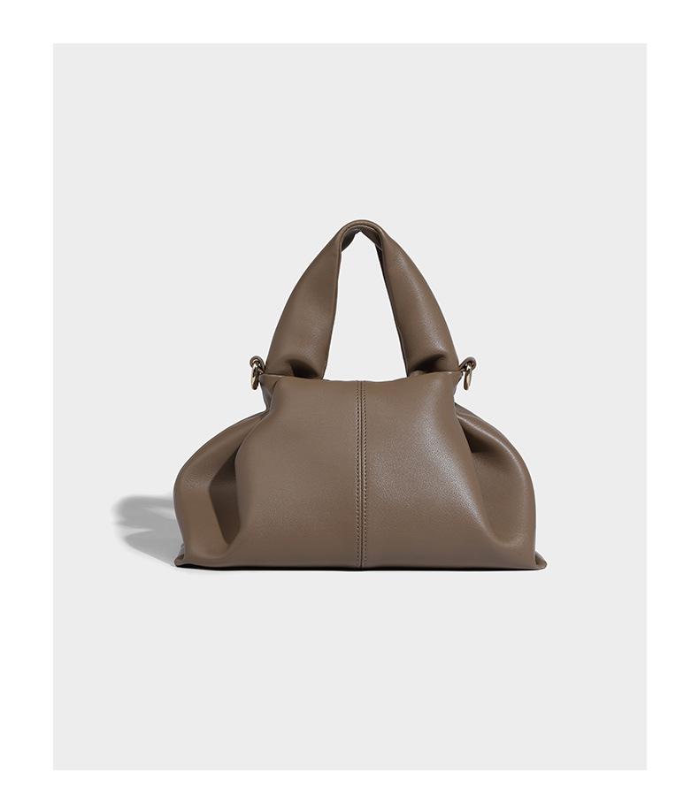 Shoulder handbag2024新款包包秋冬高级感百搭褶皱单肩斜挎包云朵包饺子包手提包