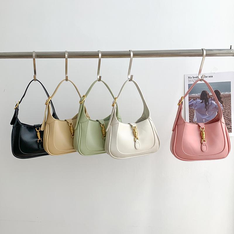 Shoulder handbag定制印logo 小手提包包高级感 女士单肩包金属锁扣时尚斜挎包女