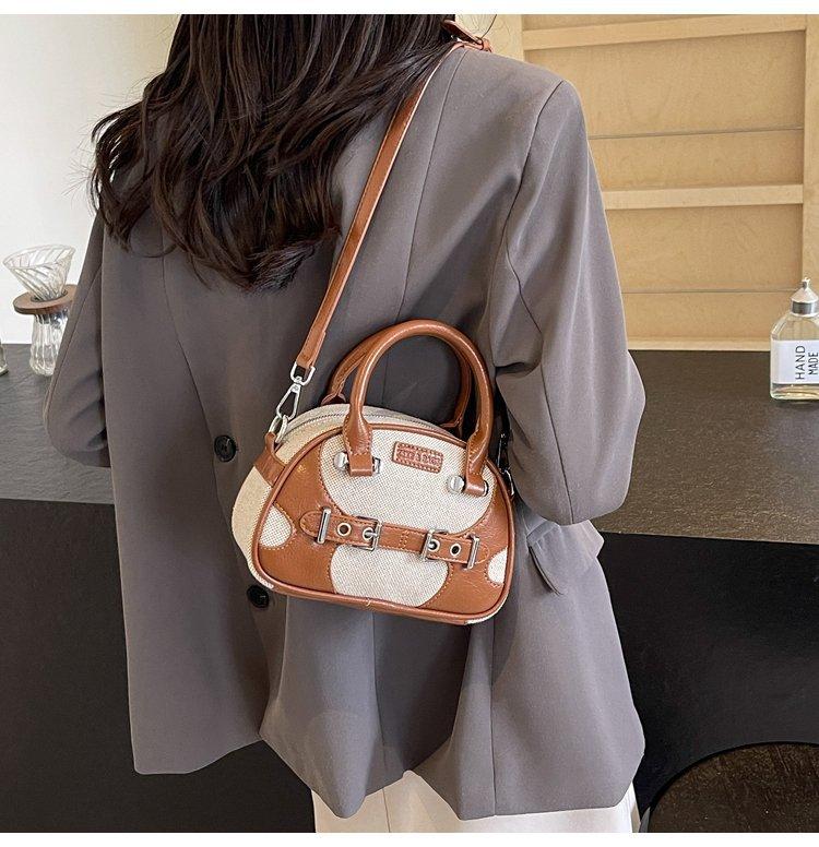 Shoulder handbag包包2024夏季新款手提包波士顿包时尚百搭潮流韩系女包高级感女包