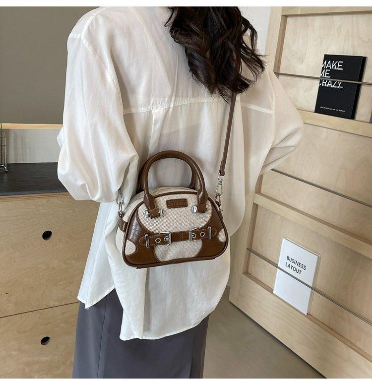 Shoulder handbag包包2024夏季新款手提包波士顿包时尚百搭潮流韩系女包高级感女包