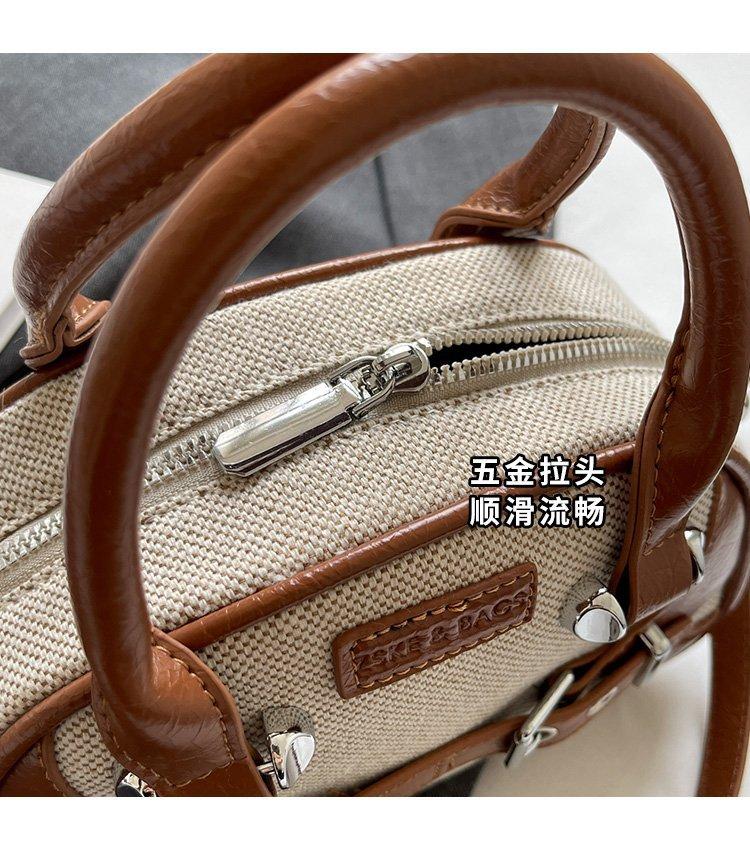 Shoulder handbag包包2024夏季新款手提包波士顿包时尚百搭潮流韩系女包高级感女包