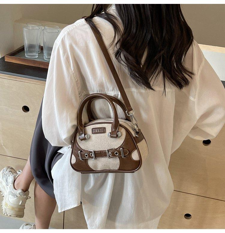 Shoulder handbag包包2024夏季新款手提包波士顿包时尚百搭潮流韩系女包高级感女包
