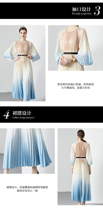 Romance with you D1 Organ pleated dress