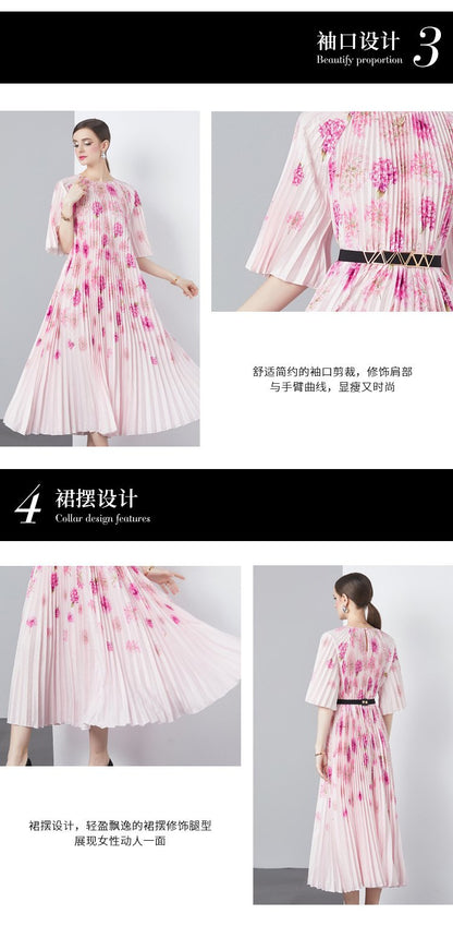 Romance with you D1 Orgen pleated dress