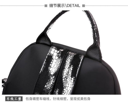 Backpack休闲双肩包女2023新款时尚亮片大容量女士背包时尚百搭两用单肩包