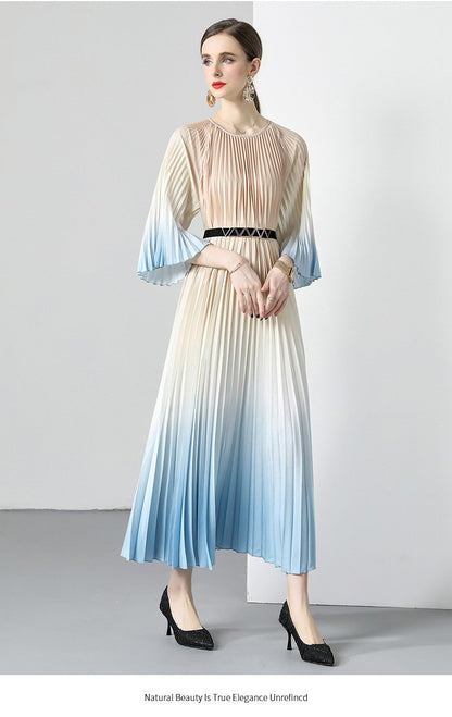 Romance with you D1 Organ pleated dress