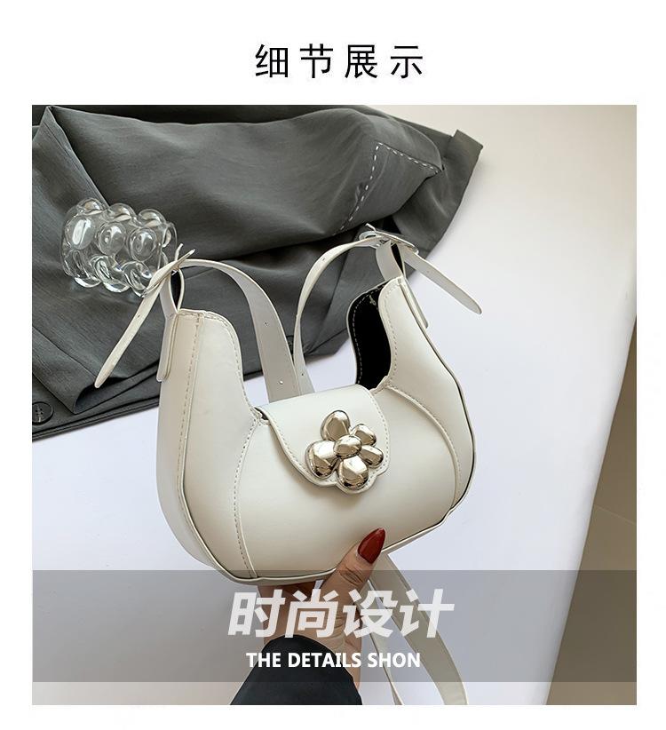 shoulder handbag韩版时尚包包女2024春夏新款简约潮流饺子包小众高级感百搭斜挎包