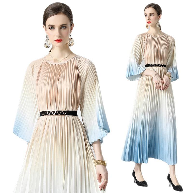 Romance with you D1 Organ pleated dress