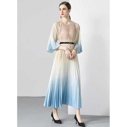 Romance with you D1 Organ pleated dress