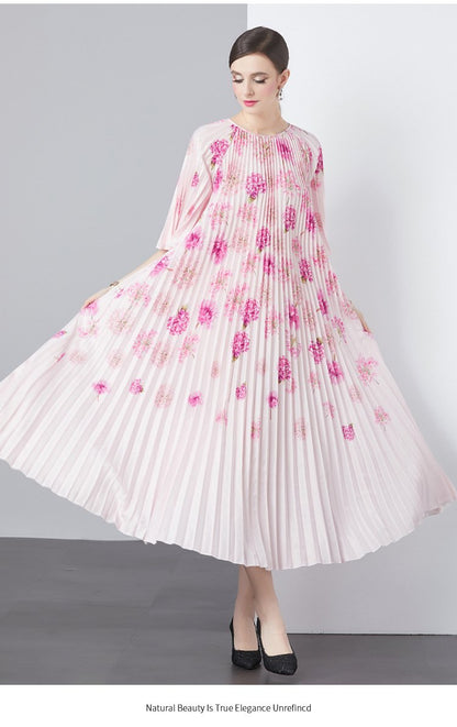 Romance with you D1 Orgen pleated dress