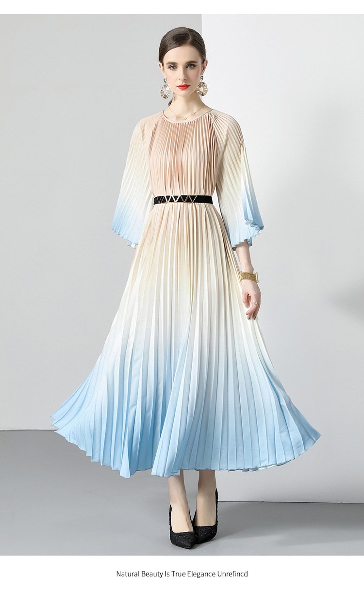 Romance with you D1 Organ pleated dress