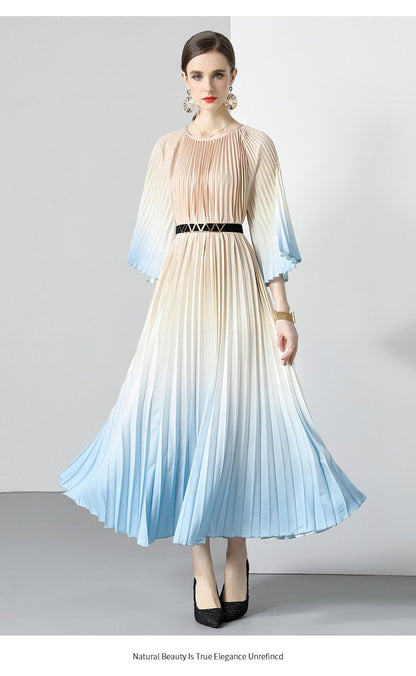 Romance with you D1 Organ pleated dress