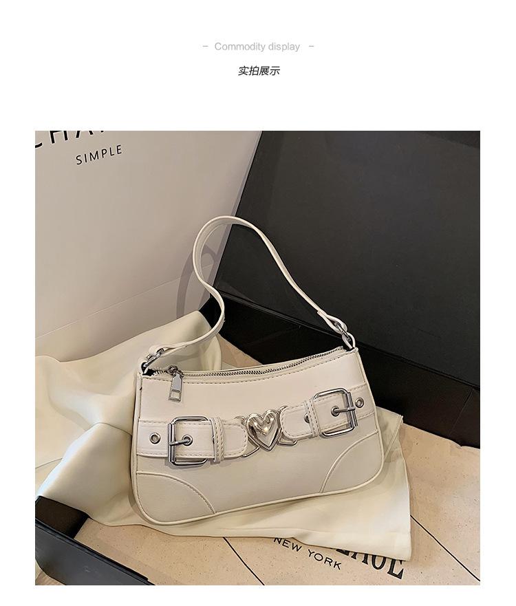 Shoulder handbag加工定制高级质感包包女2023新款牛仔布腋下包百搭简约单肩斜挎包