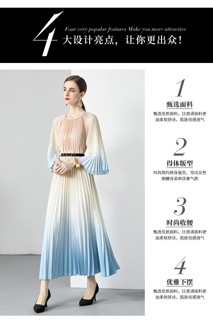 Romance with you D1 Organ pleated dress