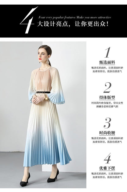 Romance with you D1 Organ pleated dress